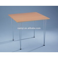 Wood Metal Dining Table