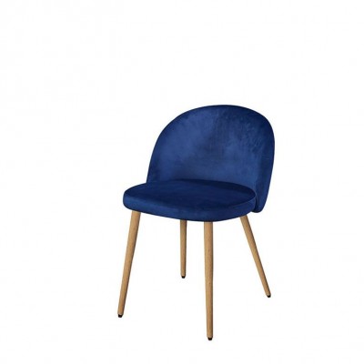 chair mid century italian furniture  luxury metal high back velvet dining chairs modern blue velvet