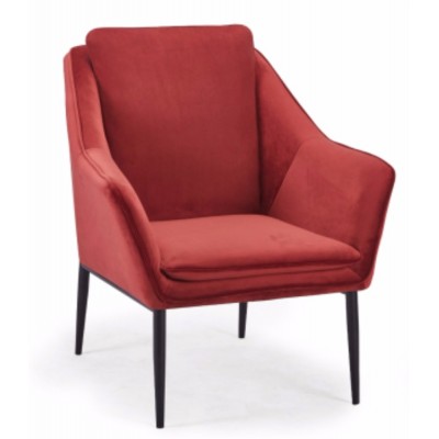 Comfortable velvet cloth Leisure Practical Living Room Chair