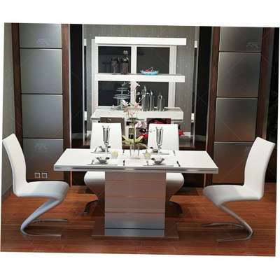 7 Piece Oak Dining Set Affordable Sets Comfortable Corner Grey Counter High Table Fancy Room Faux Marble Gracie Oaks